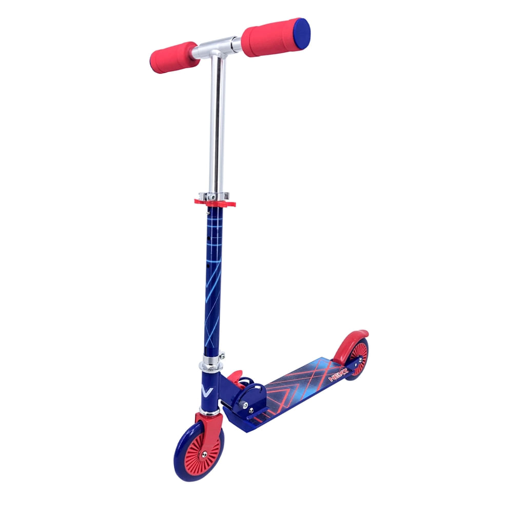 Scooter Next para niño color azul con lineas rojas - 1 Ud