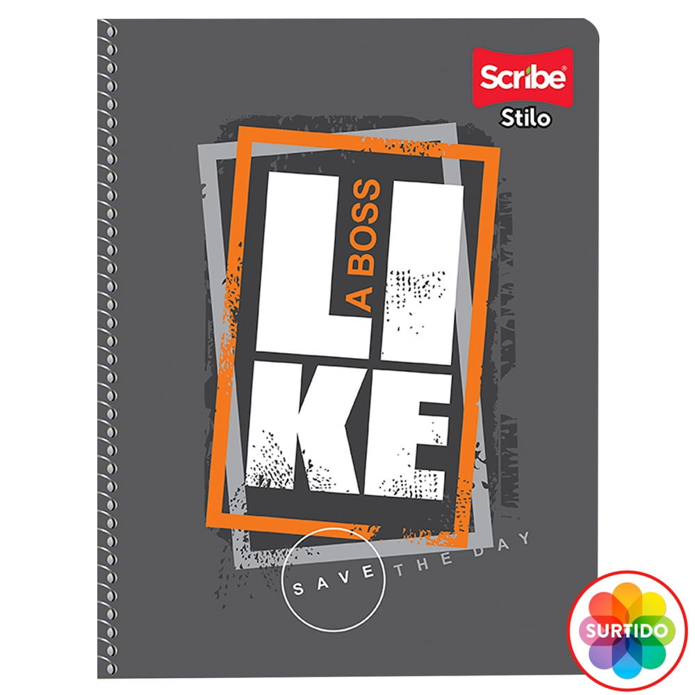 Cuaderno Stilo moda pro espiral rayado - 70 hojas