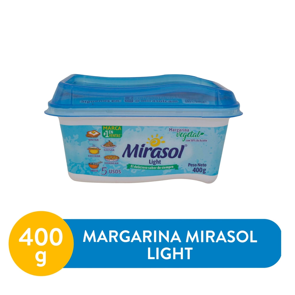 Margarina Mirasol Dieta tarro - 400 g