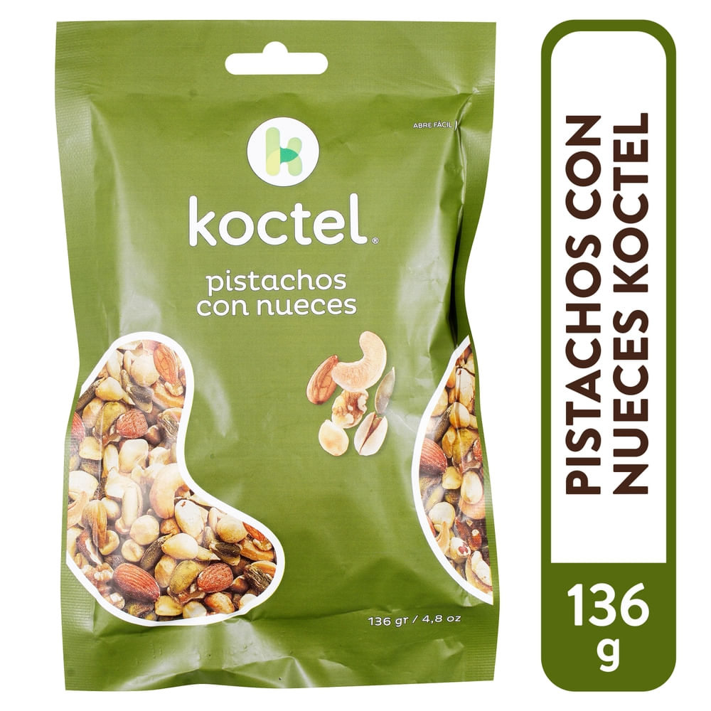 Pistachos Y Nueces Koctel - 136 g