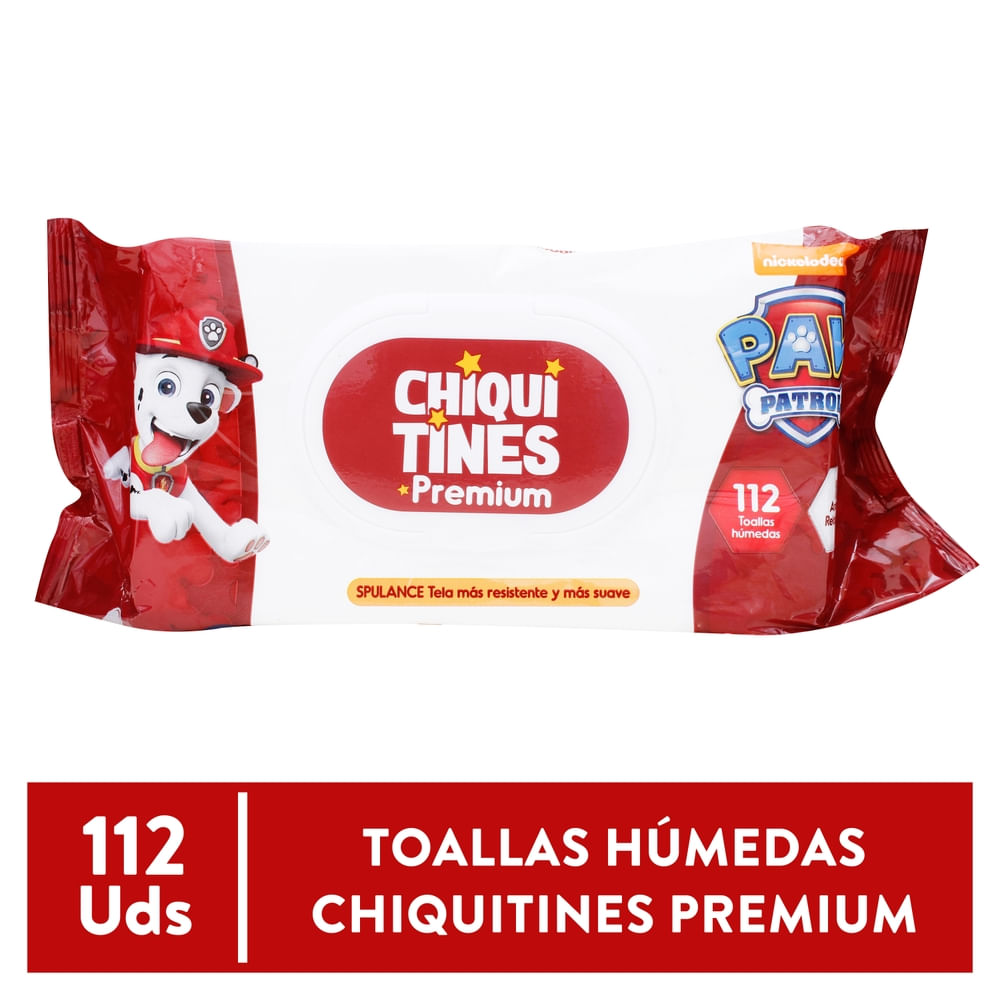 Toallas Húmedas Chiqui Tines Premium