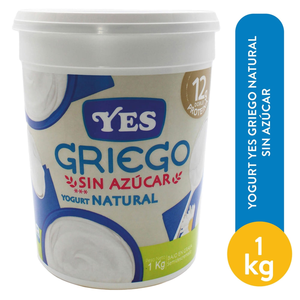 Yogurt Griego Natural Sin Azúcar Yes