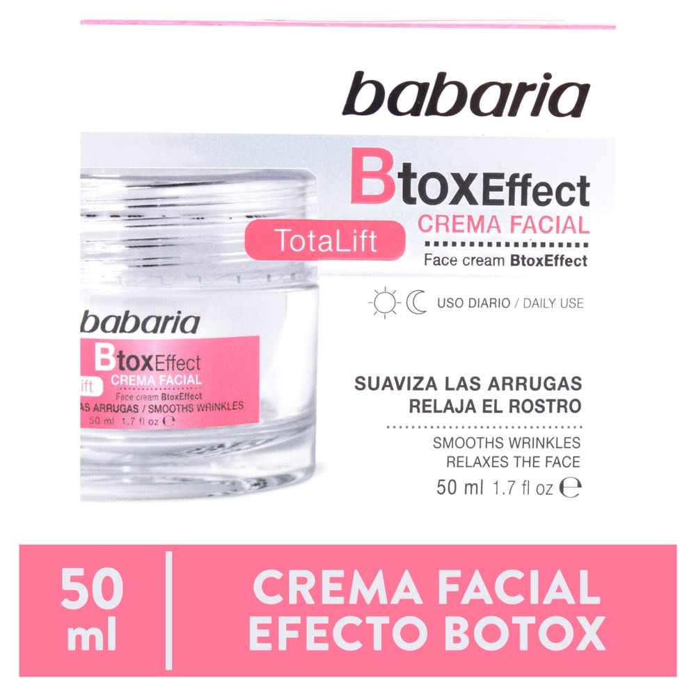 Crema Facial Babaria Botox 50Ml