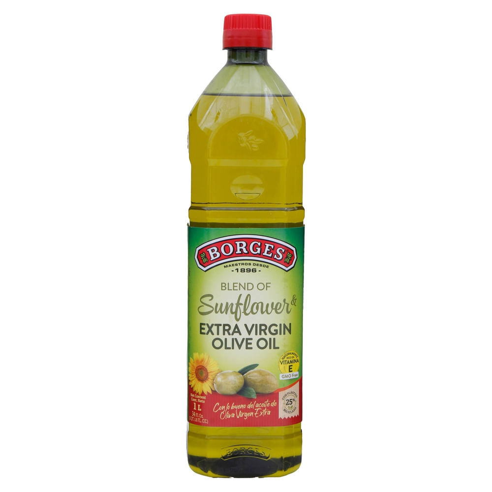 Aceite Borges oliva y girasol - 1 L