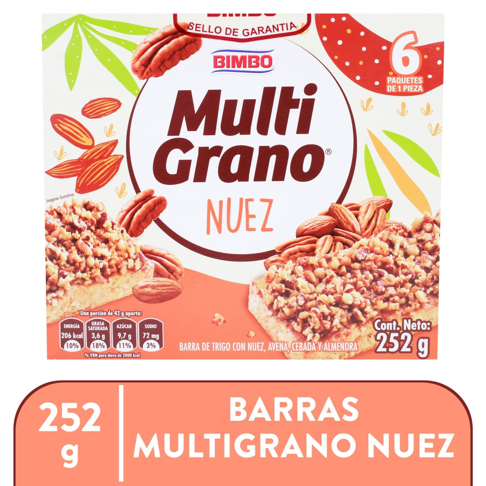 Barras Cereal Nuez Multigrano