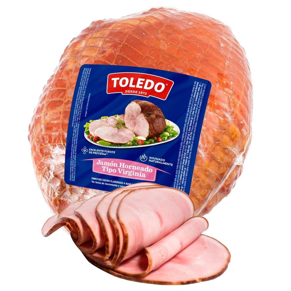 Jamón Toledo Horneado Tipo Virginia Mini - Precio Indicado por libra