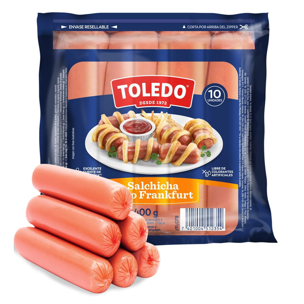 Salchicha Frankfurt Zipper Toledo