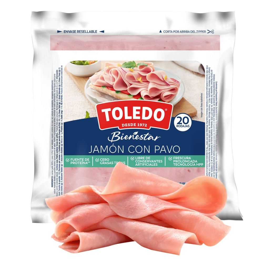 Jamón Con Pavo Zipper Toledo