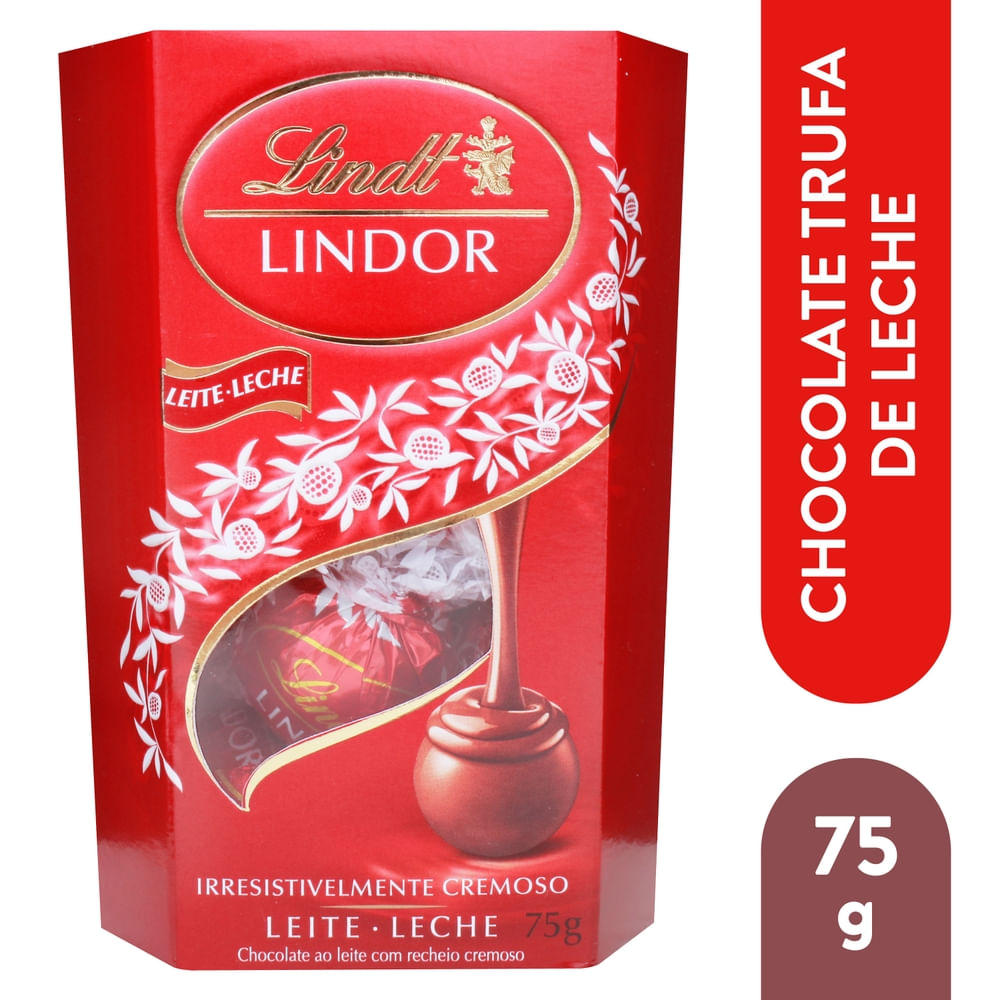 Chocolate Lindt Trufa Leche - 75 g