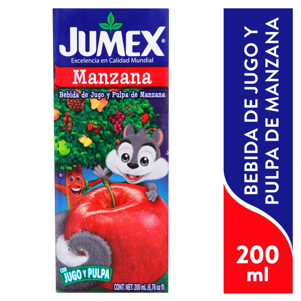 Jumex Mini Brik Jugo Manzana 200 Ml