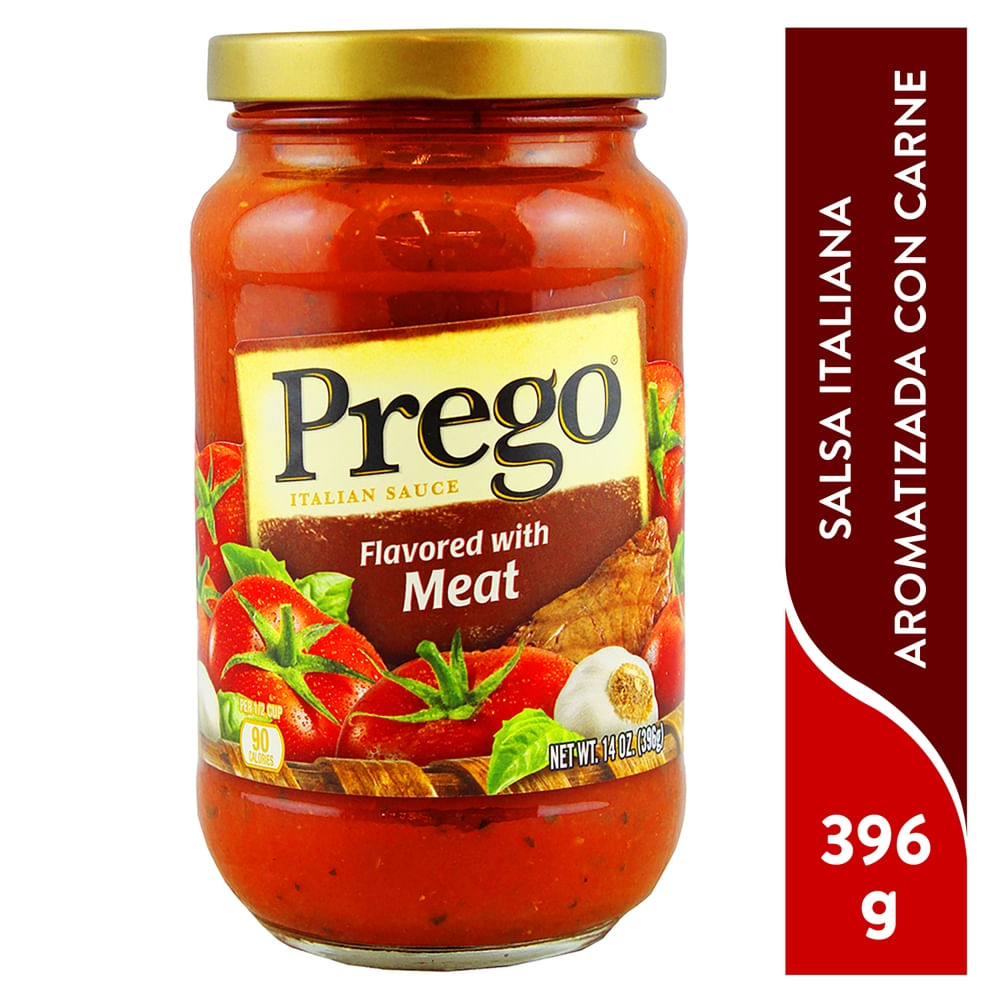 Salsa Prego italiana con carne – 396 g