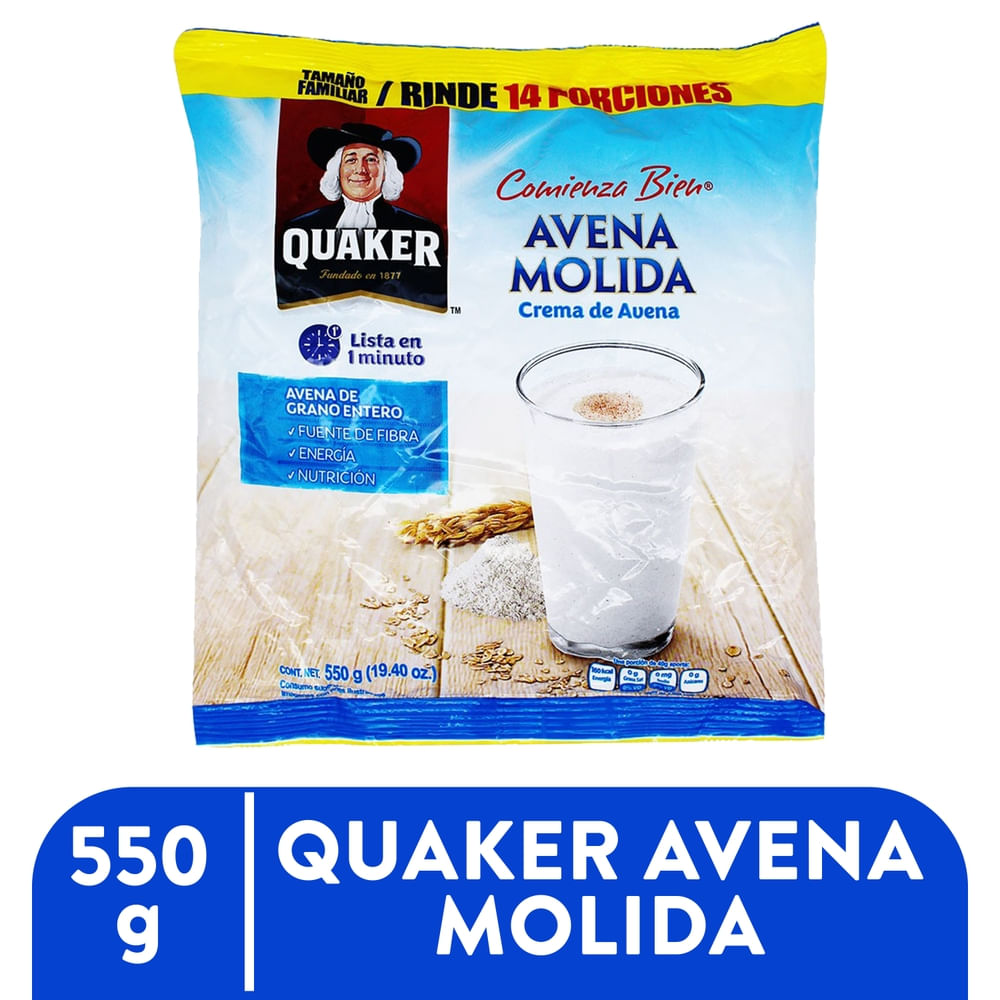 Avena Quaker Molida - 550g