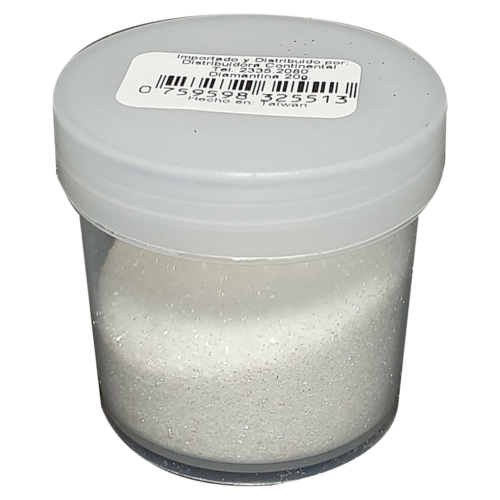 Diamantina Continental color blanco - 20 g