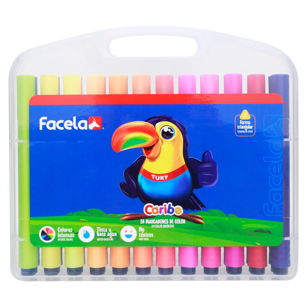 Marcadores de colores Facela - 24 Uds