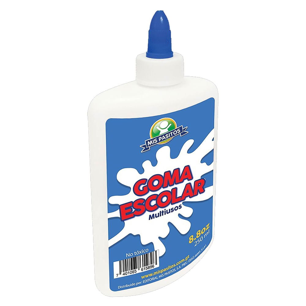 Pegamento líquido Mis Pasitos escolar blanco - 250 ml