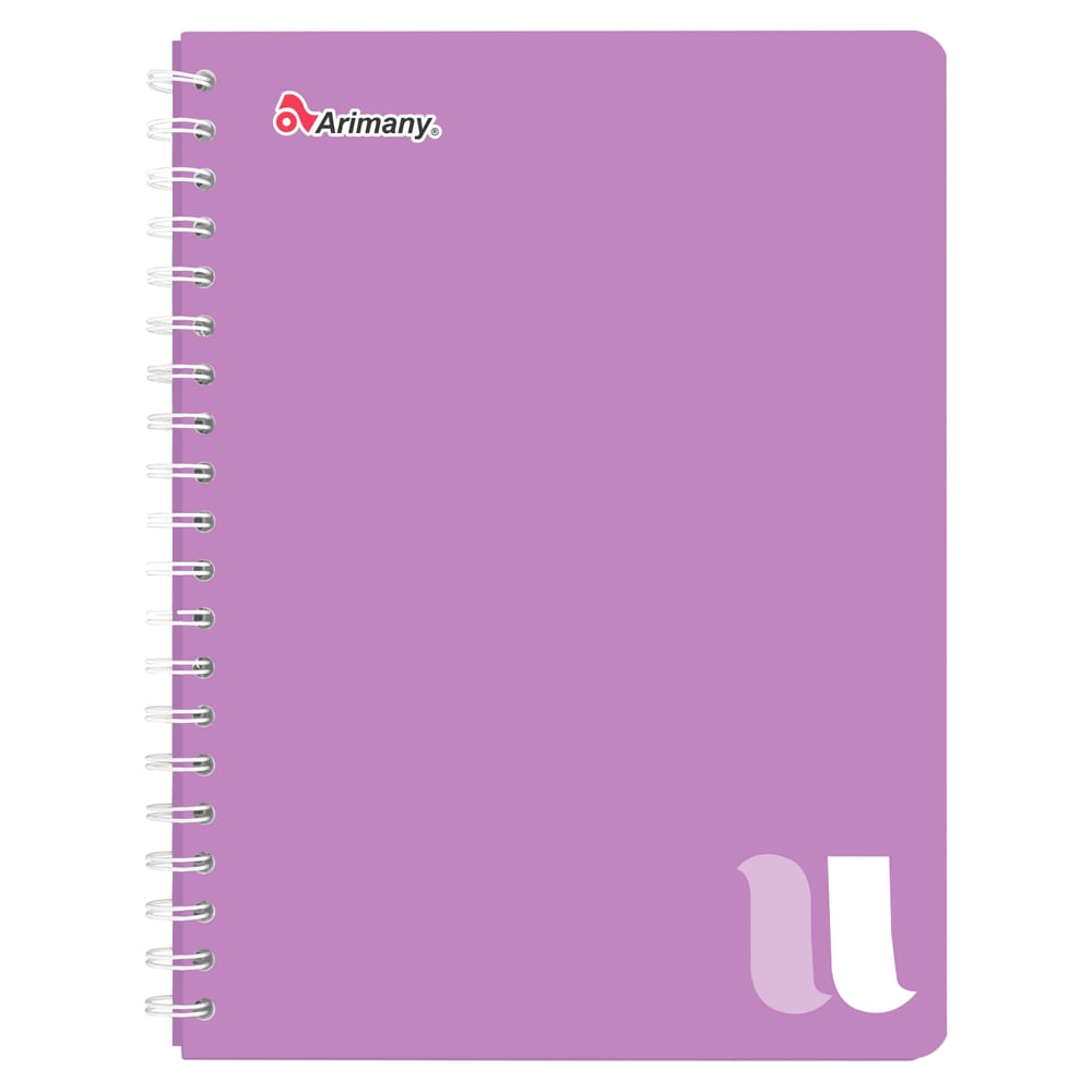 Cuaderno Arimany pasta semi dura espiral - 100 hojas