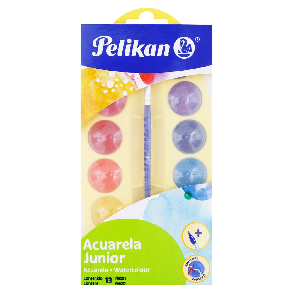 Acuarela Pelikan junior de colores - 12 Uds