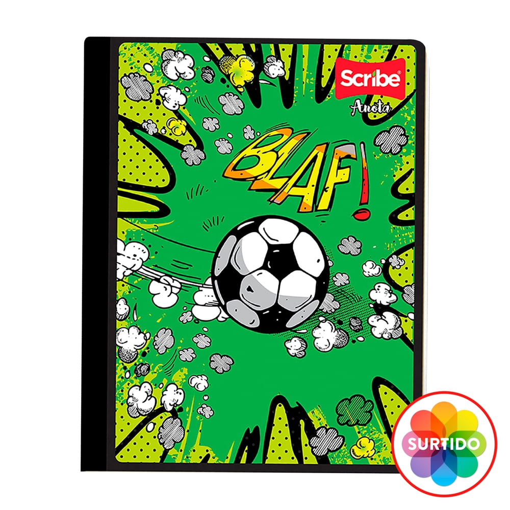 Cuaderno Scribe anota grapado surtido - 80 hojas
