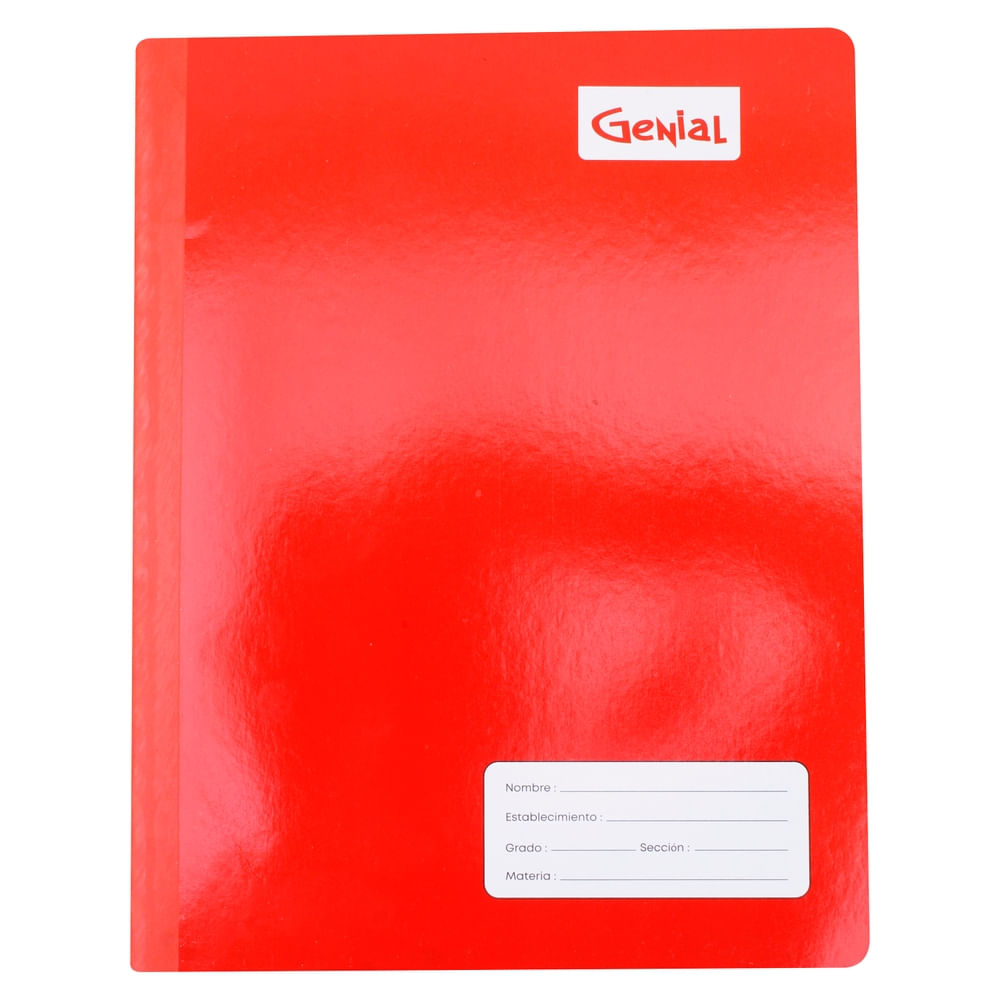 Cuaderno Genial cosido grande colores surtidos - 100 hojas