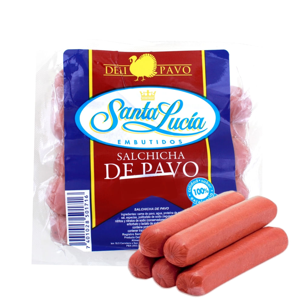 Salchicha de Pavo Santa Lucia - 454 g