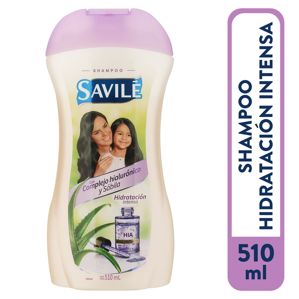 Shampoo Complejo Hialurónico Y Sábila Savilé