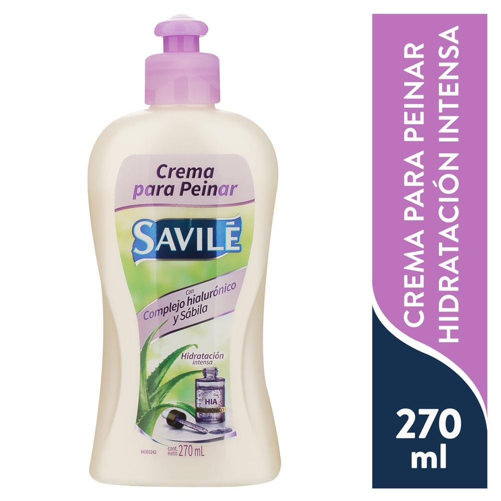 Crema Peinar Complejo Hialurónico Y Sábila Savilé