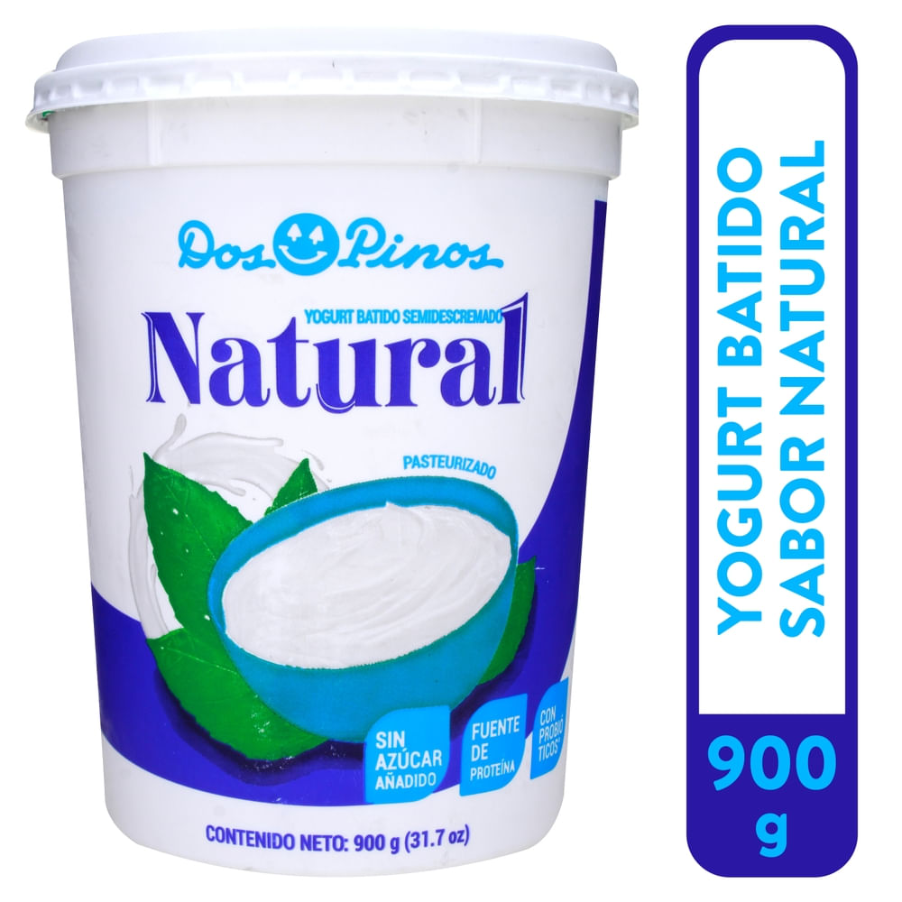 Yogurt Semi Descremado 900 G Dos Pinos