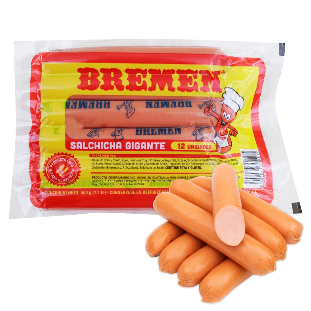 Salchicha gigante Bremen - 500 g