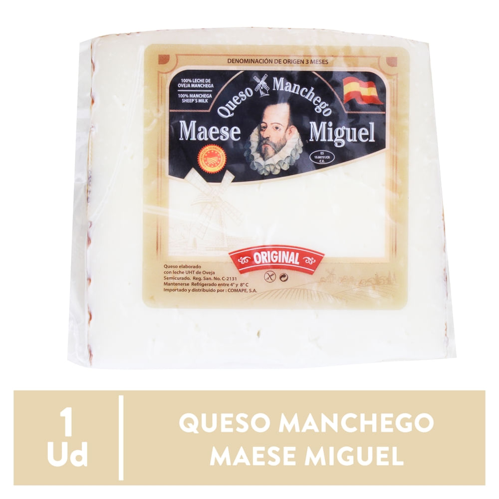 Queso Maese Miguel Manchego Original - 454 g