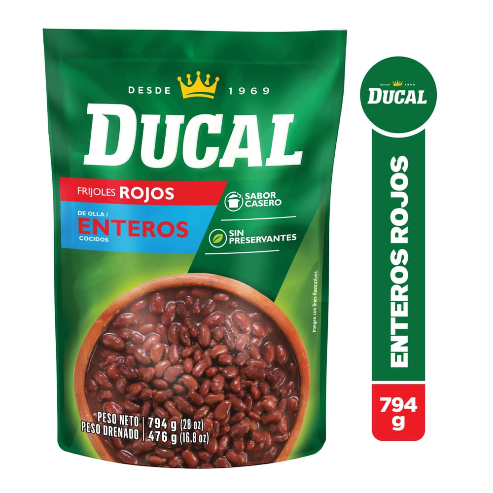 Frijoles Enteros Ducal Rojos - 794 g