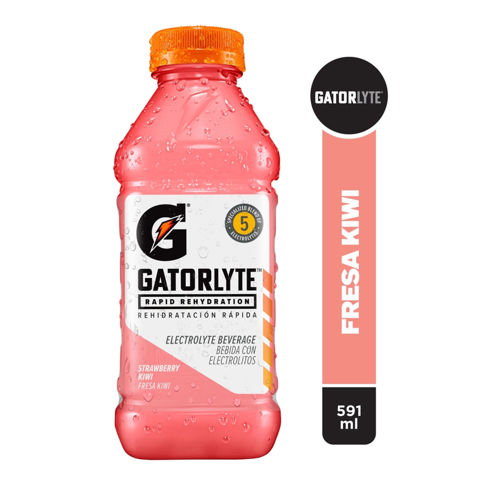 Bebida hidratante Gatorlyte Fresa Kiwi - 591 ml