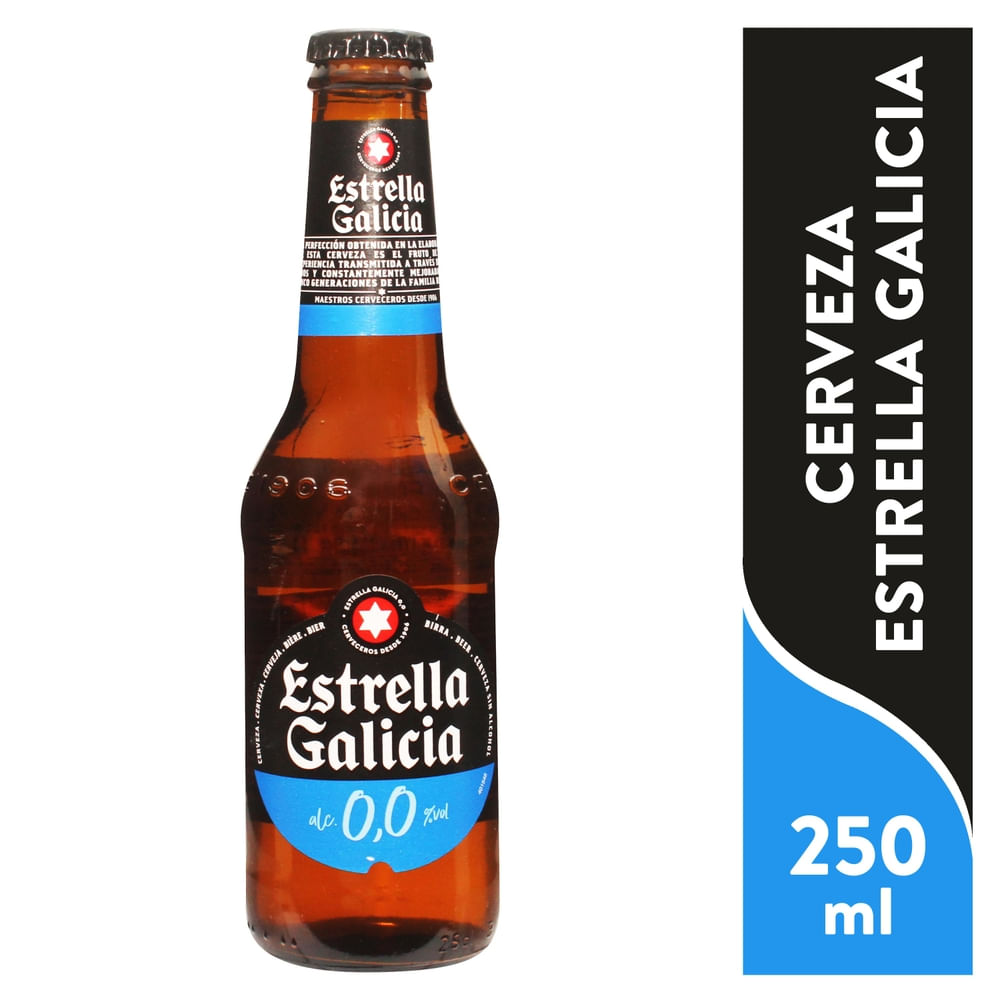 Cerveza Estrella Galicia 0.0 - 250 ml