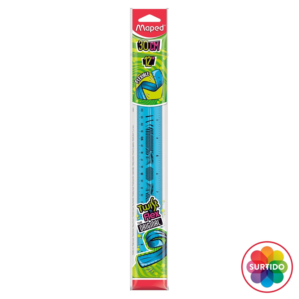 Regla Maped twist'n flex - 30 cm