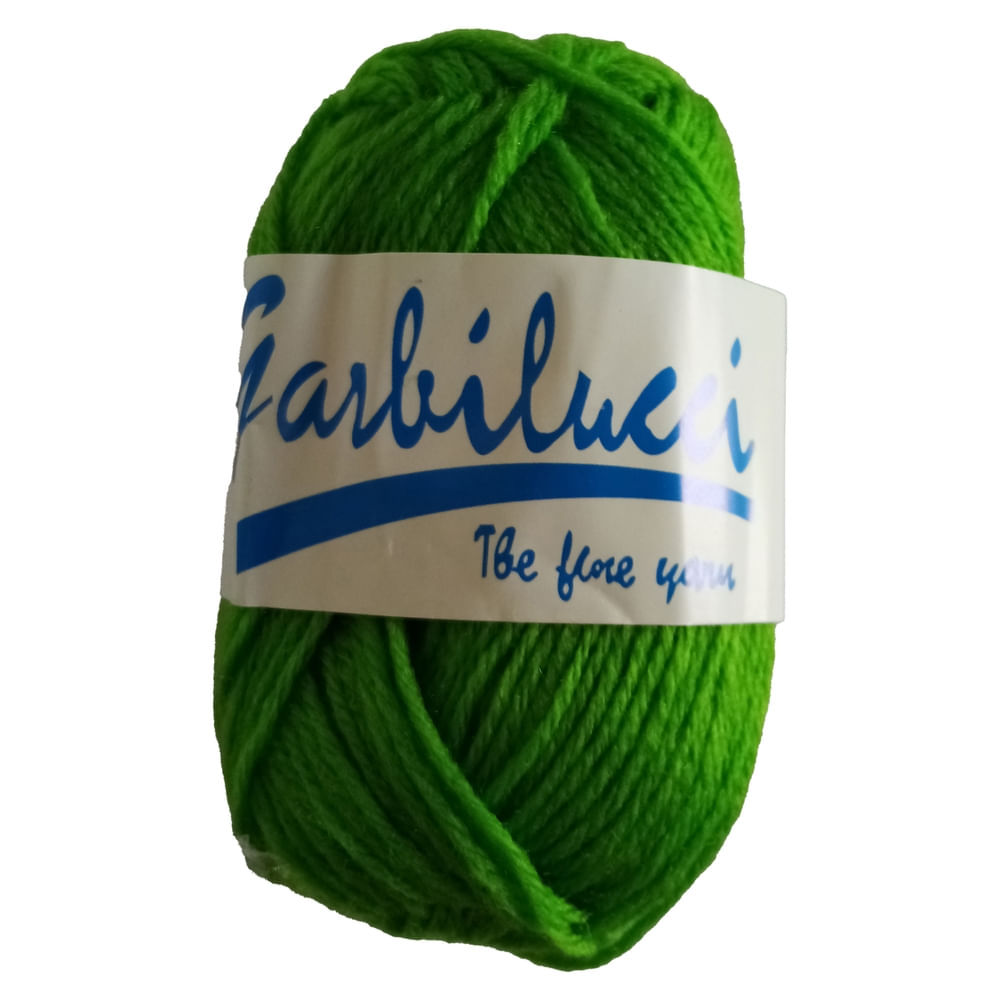 Lana Garbilucci verde lima - 1 oz