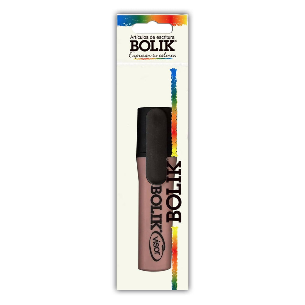 Marcador Bolik pastel melón