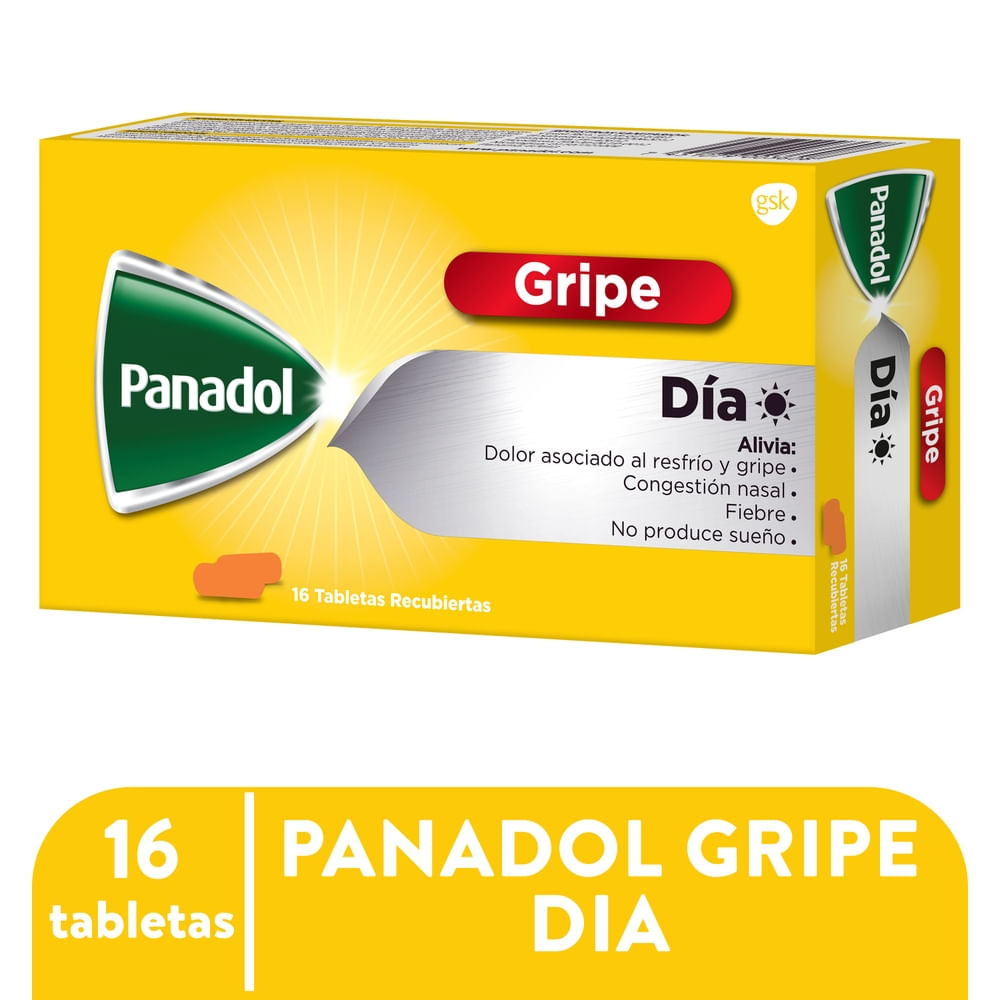 Panadol Dia Tabletas x 16-Precio indicado por caja