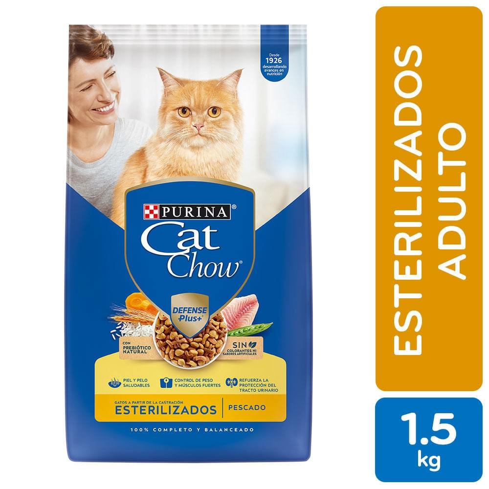 Alimento Gato Esterilizados Pescado Cat Chow