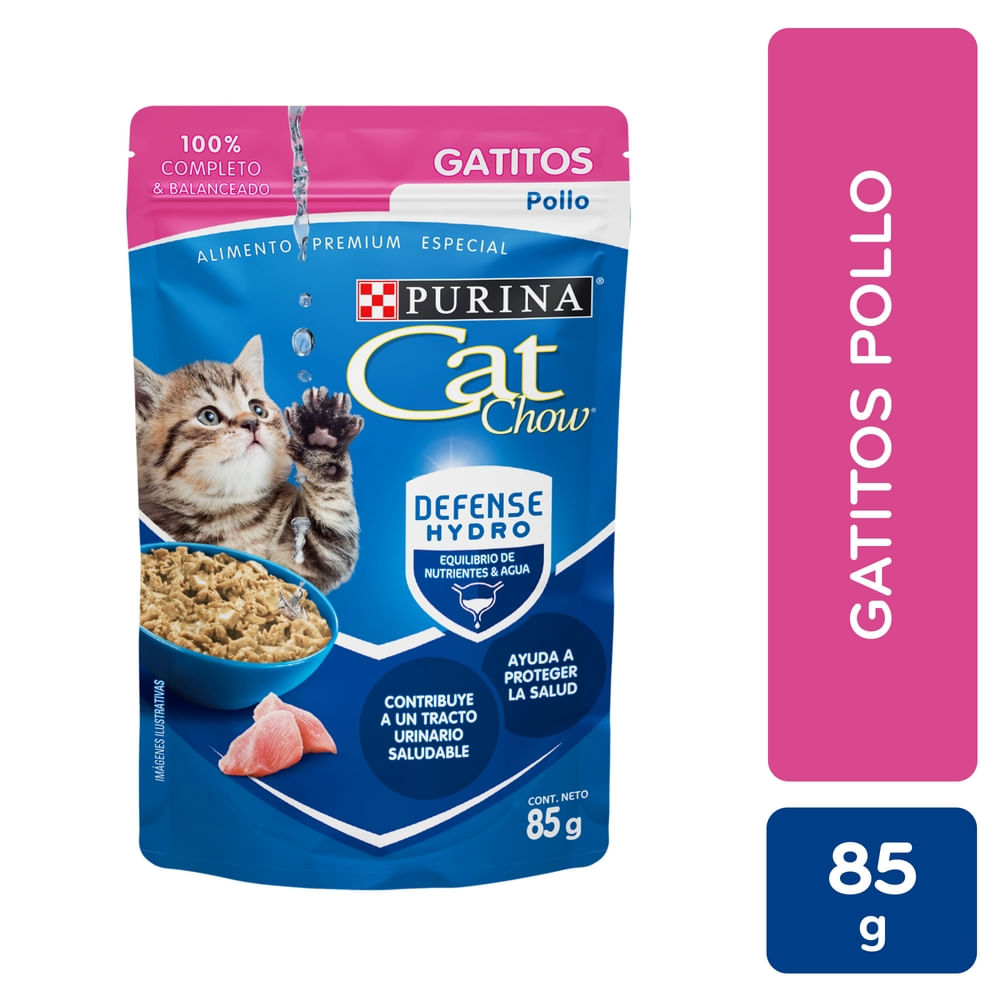 Alimento húmedo para Gatitos Purina Cat Chow pollo - 85 g