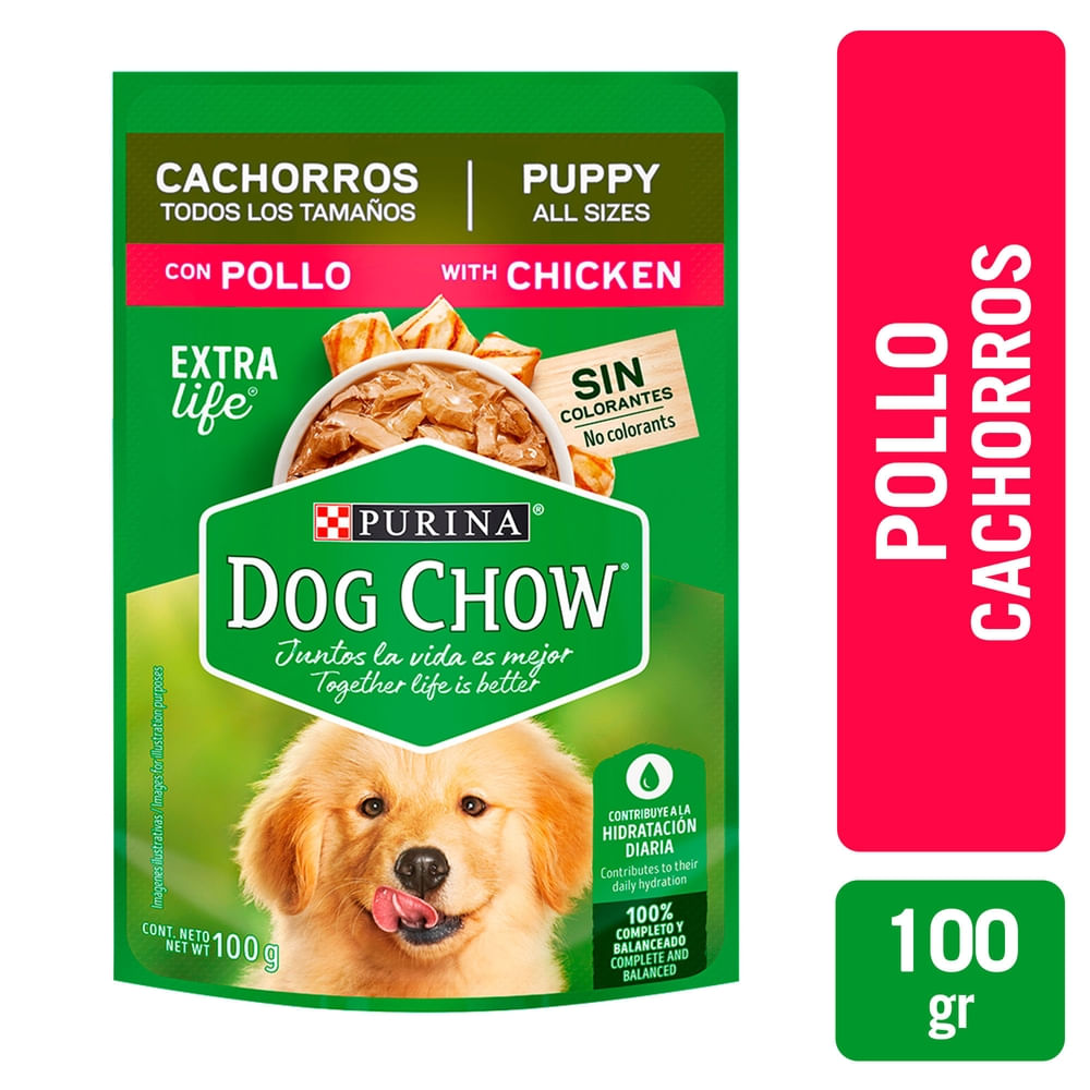 Comida húmeda para perro Purina Dog Chow Cachorros Pollo 100 g