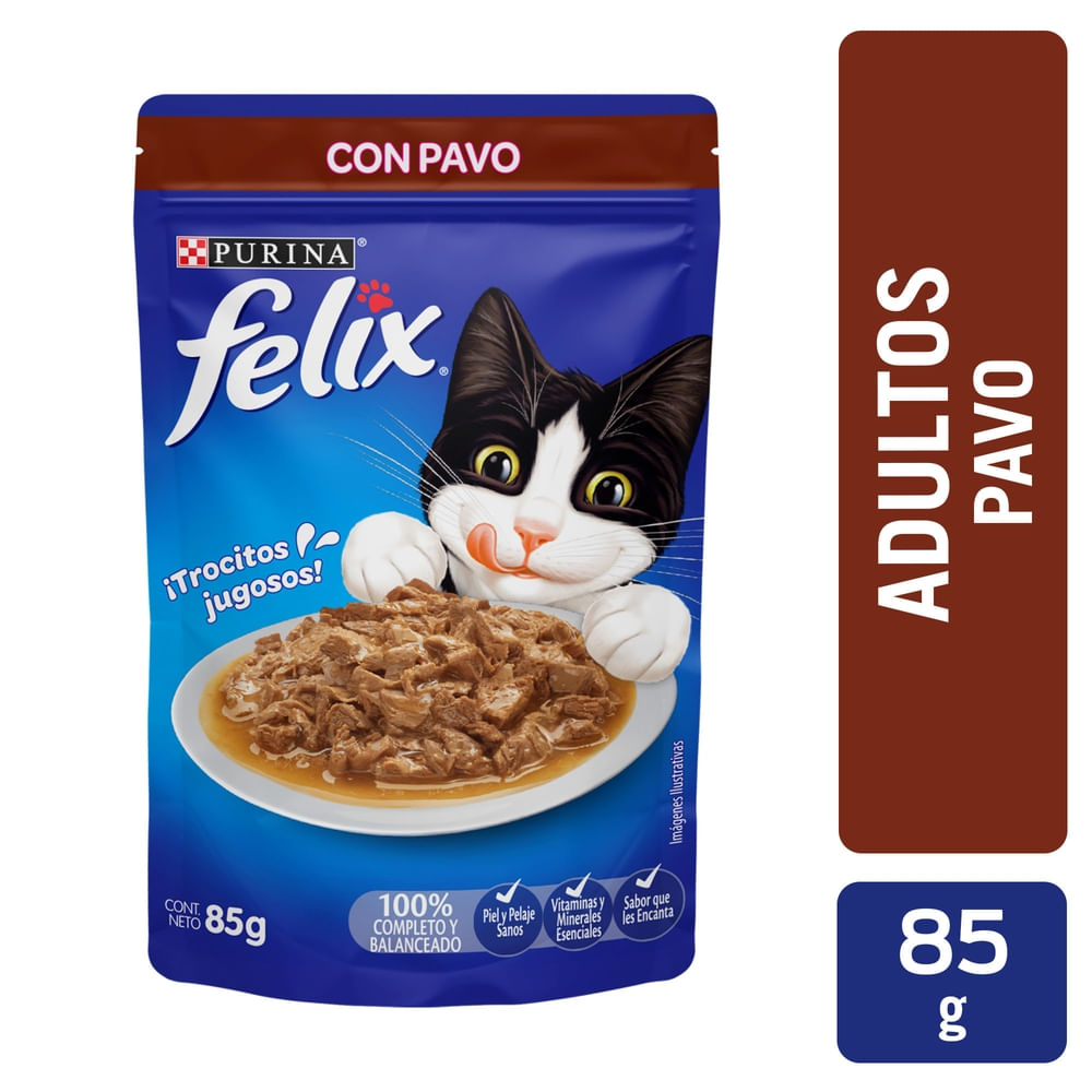 Alimento Gato Pavo Felix