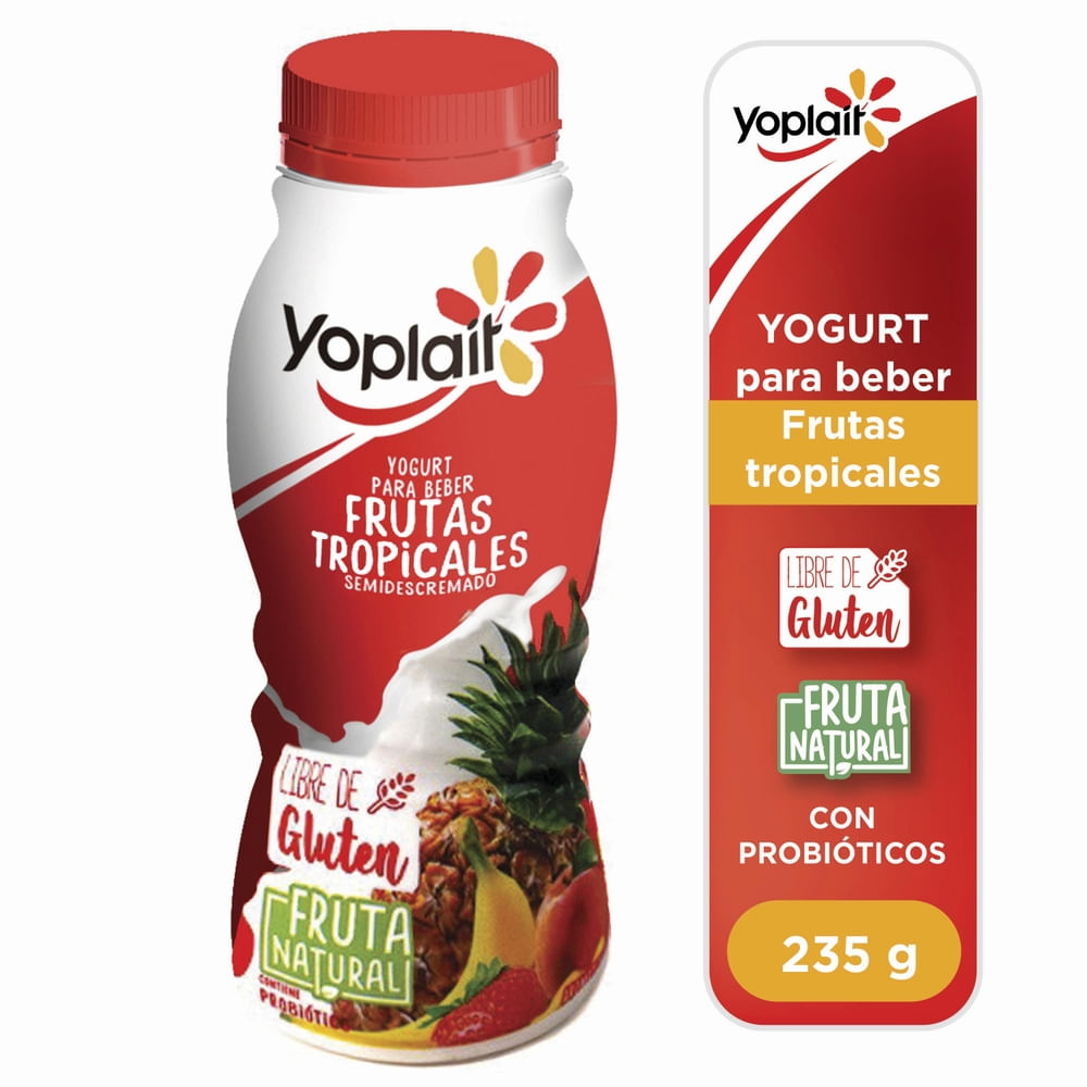 Yogurt Líquido Frutas Tropicales Yoplait