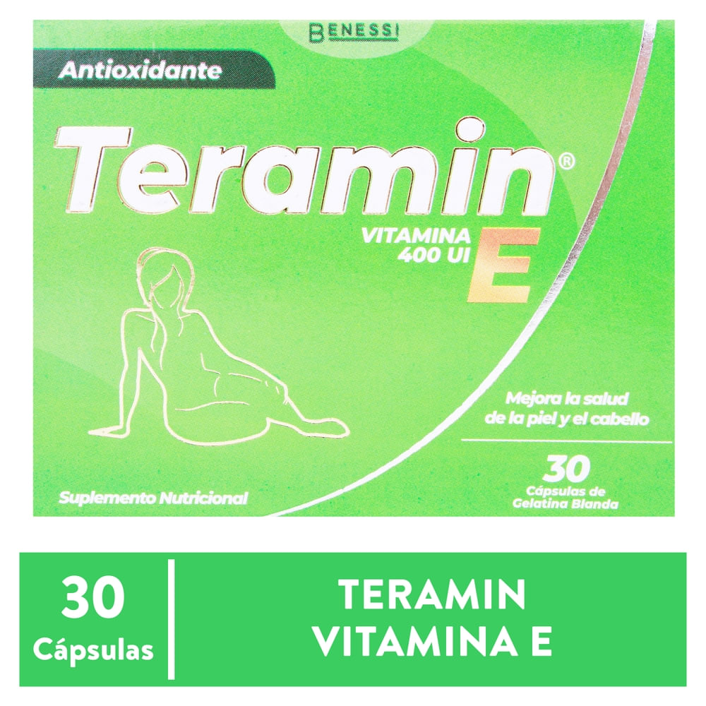 Suplementos Teramin e Benessi 400 UI - 30 Capsulas