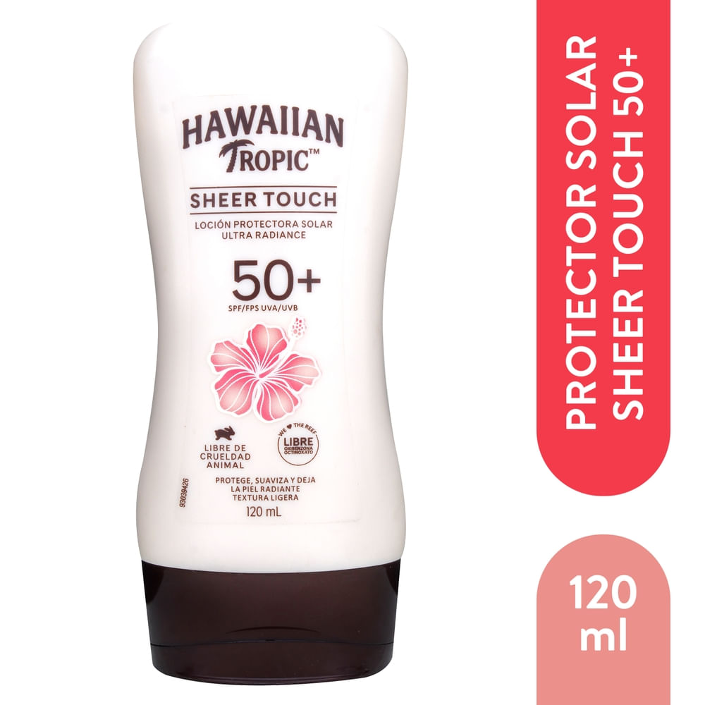 Protector solar Hawaiian Tropic sheer touch FPS 50 - 120 ml