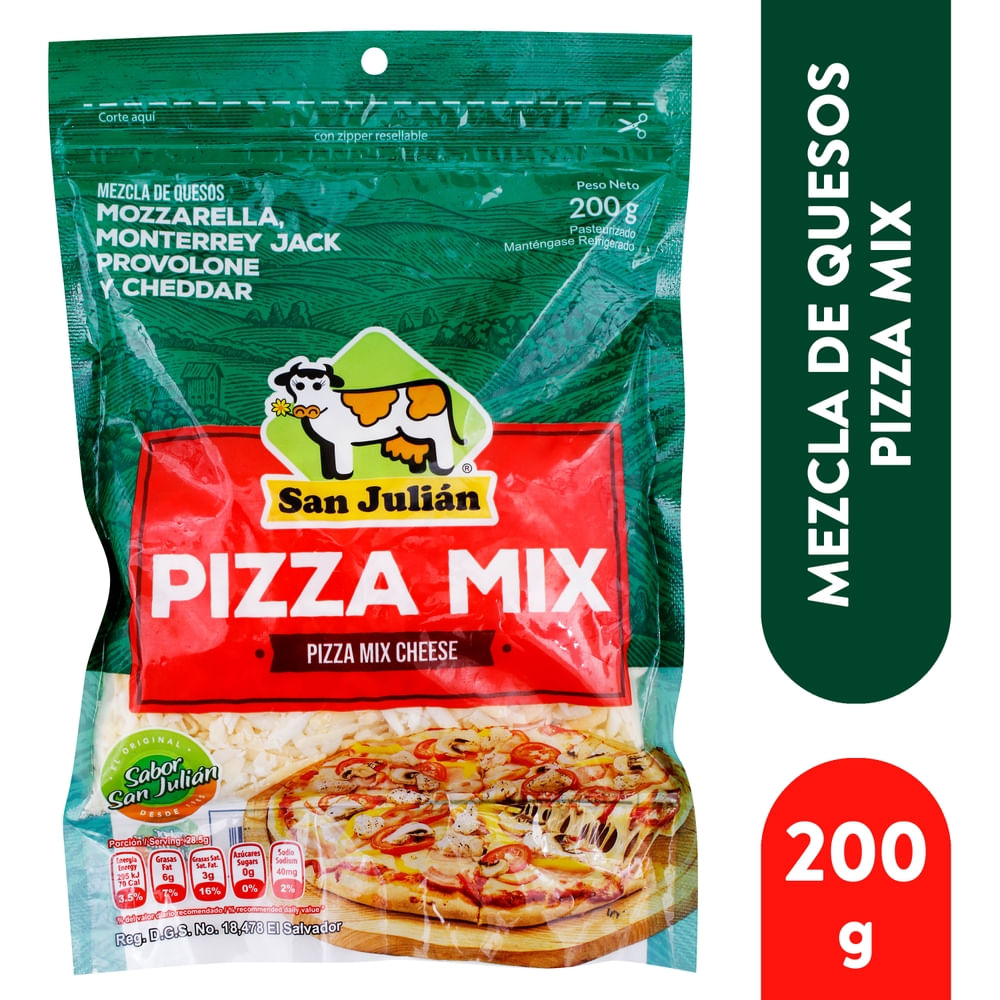 Queso San Julian Pizza Mix - 200 g