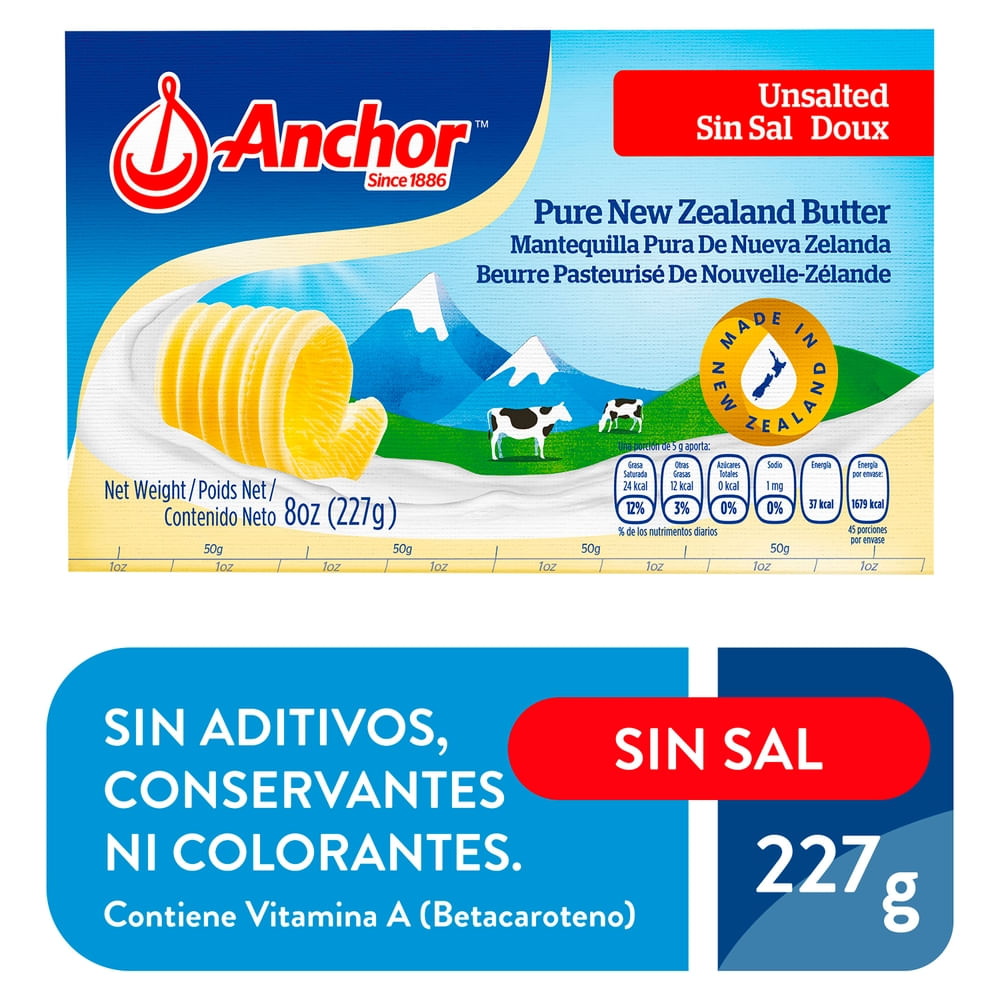 Mantequilla Sin Sal Anchor