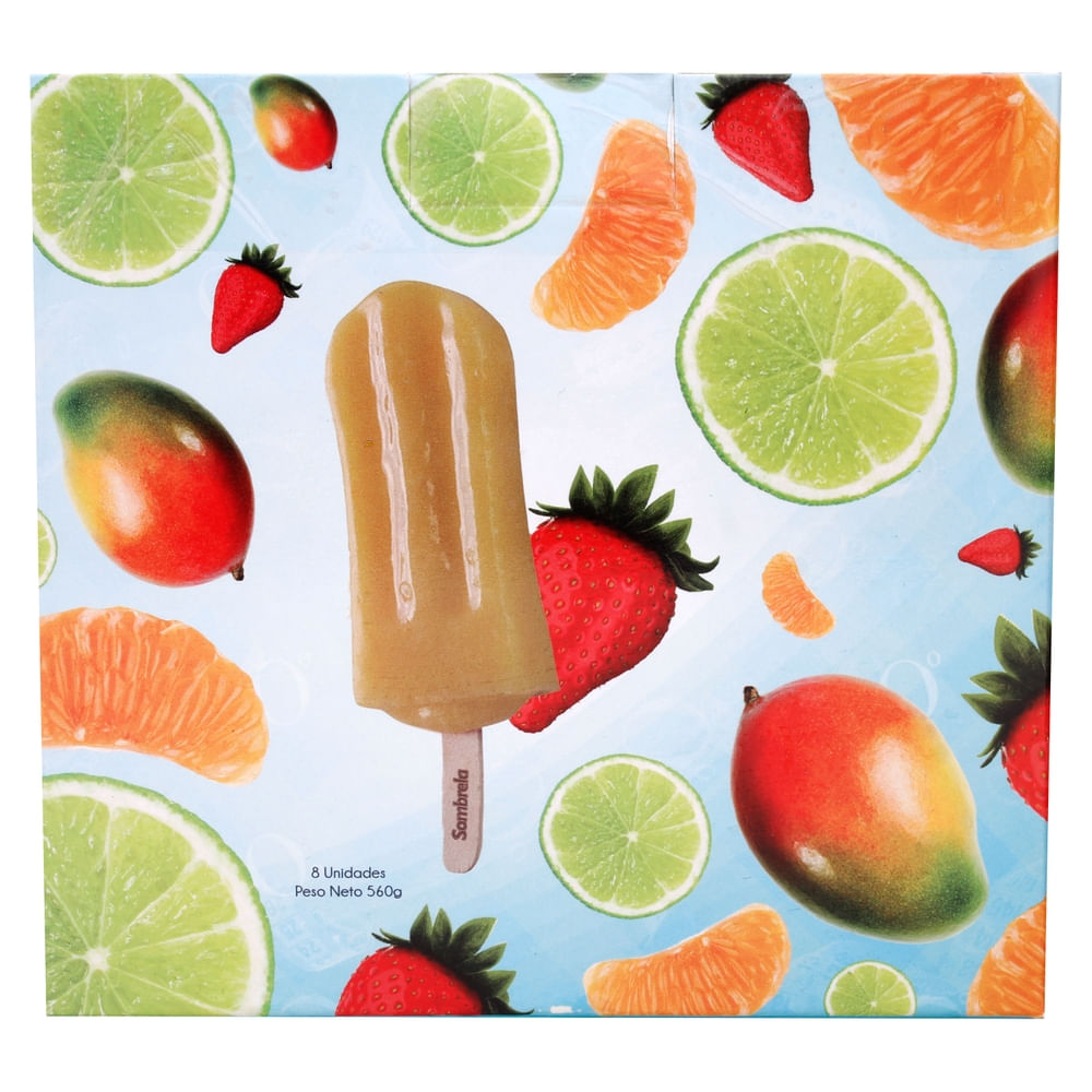Paletas Fruta Dieta Sombrela