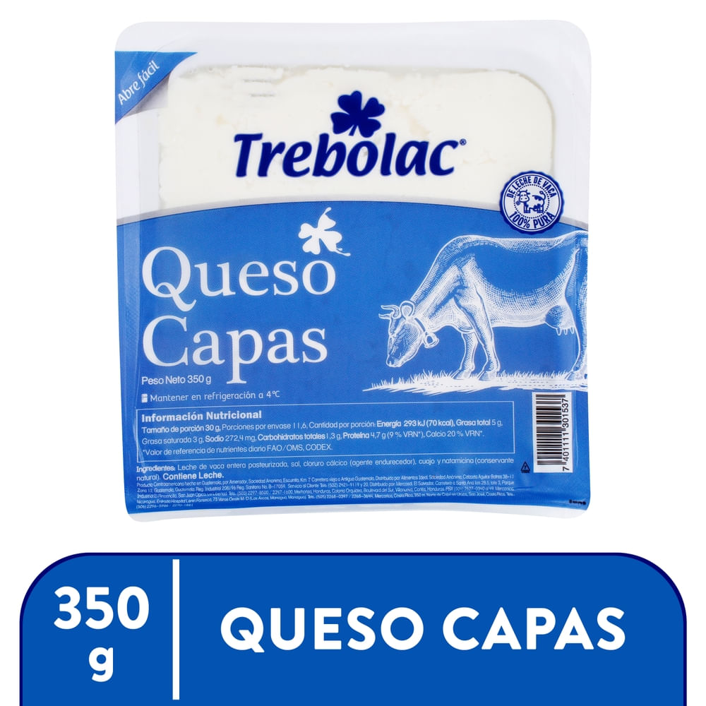 Queso Trebolac Capas - 350 g