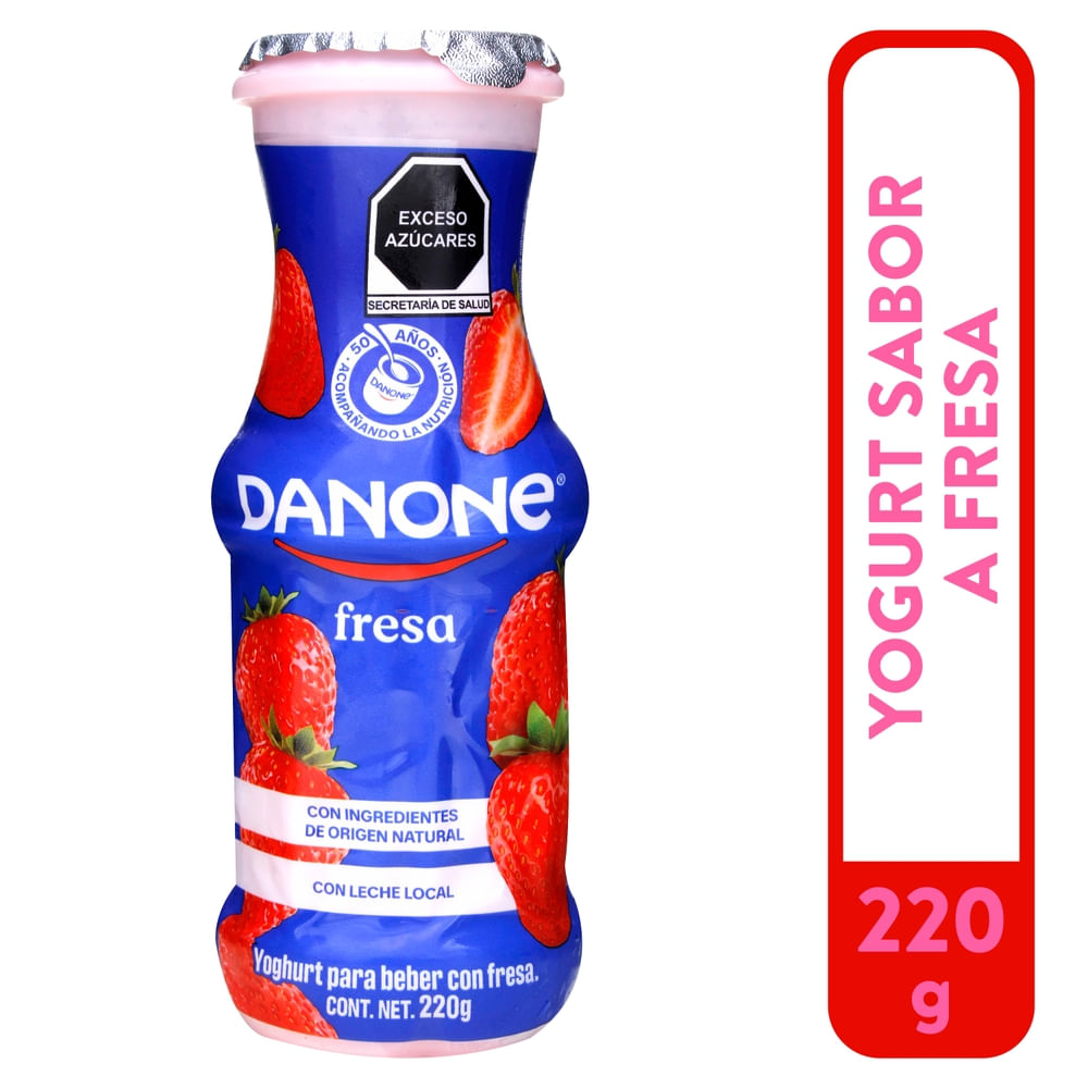 Yogurt Danone Sabor Fresa - 220 g