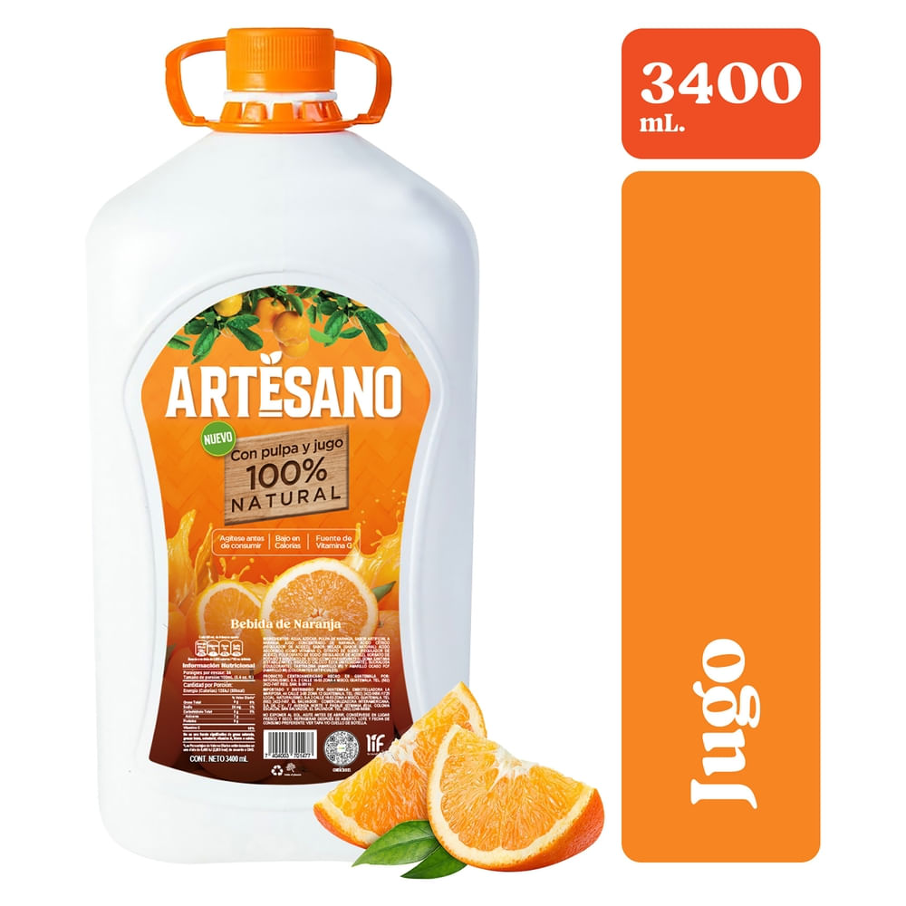 Artesano Naranja Con Pulpa