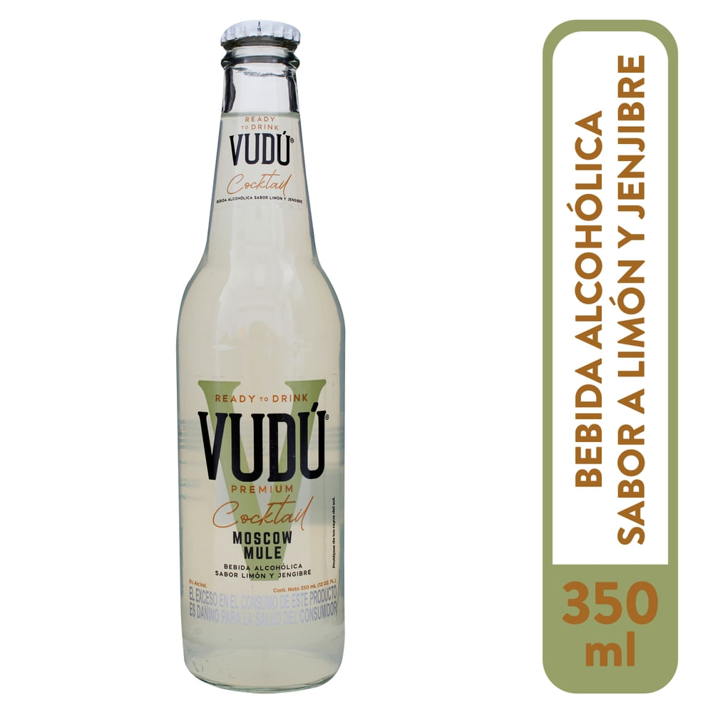 Bebida alcohólica Vudu Moscow Mule - 350 ml